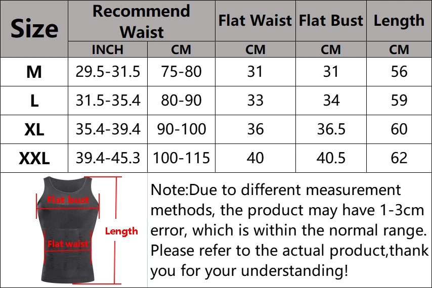 Mens Tank Body Shaper