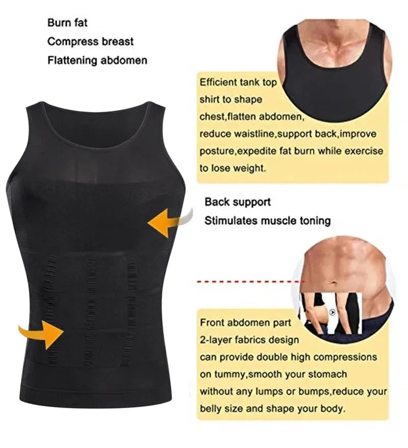 Mens Tank Body Shaper